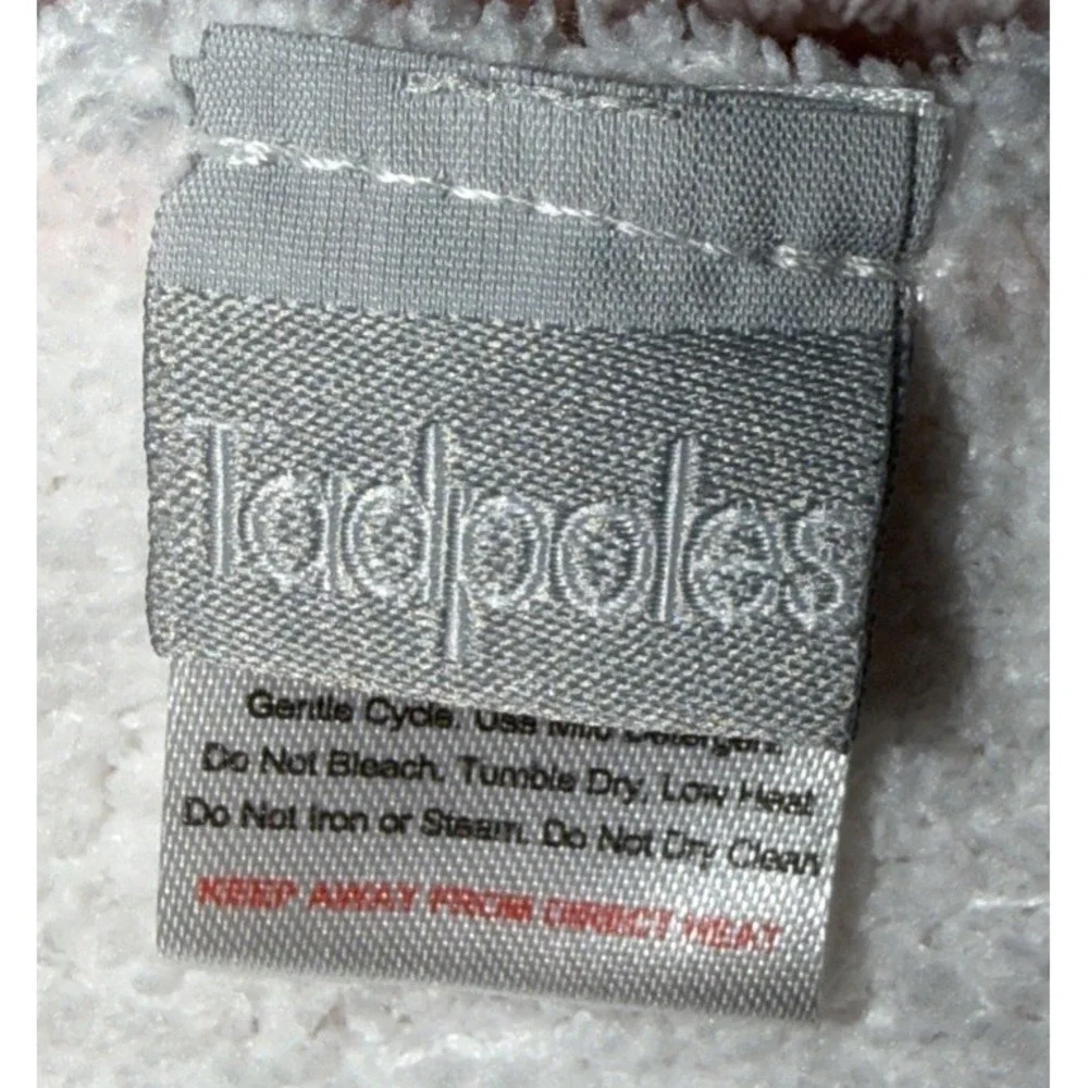Tadpoles Baby Blanket Lovey‎ Pink White Polka Dot